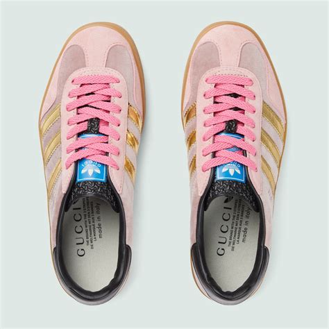 adidas x gucci zapatillas|Adidas X Gucci gazelle pink.